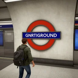 london underground tube station, screenshot from the game'battlefield v'