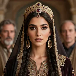 portrait of a stunningly beautiful persian tribal female, depth of field, zeiss lens, detailed, symmetrical, centered, fashion photoshoot, by Annie Leibovitz and Steve McCurry, David Lazar, Jimmy Nelsson, Breathtaking, 8k resolution, extremely detailed, beautiful, establishing shot, artistic, hyperrealistic, beautiful face, octane render