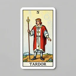The music guy, tarot card from 1892