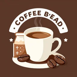 flyer graphic design for coffee bean shop, artstation, 8k HD, illustrator vector graphics