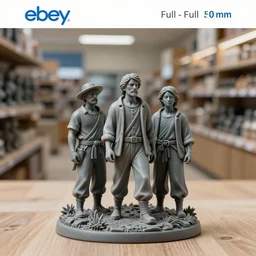 Image on the store website, eBay, Full body, 80mm resin figure of Villagers