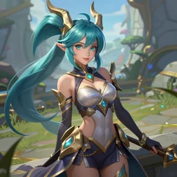 Soraka from league of legends as my wife