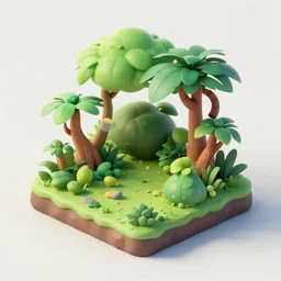 jungle, isometric game, smooth 3 d illustration, cinematic matte painting, soft render, servando lupini, handpaint texture, blender, 3 dcoat, concept art by noah bradley, darek zabrocki, tyler edlin, jordan grimmer, neil blevins, james paick, natasha tan, highly detailed, ultra detailed, ultra realistic, trending on artstation