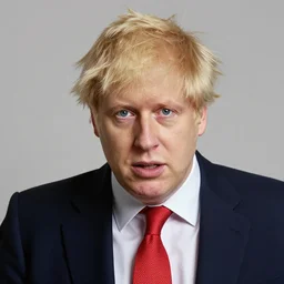 portrait of boris johnson as a carrot