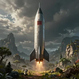 a link to the past link on a rocket ship