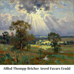 a beautiful landscape painting by alfred thompson bricher, trending on arstation