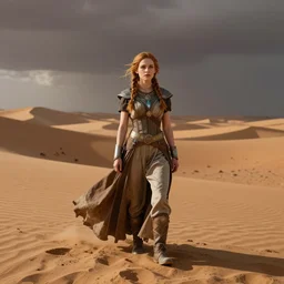 katniss everdeen as a bedouin in the sahara desert
