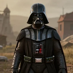 Film still of Darth Vader, from Red Dead Redemption 2 (2018 video game)