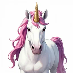 bloodthirsty unicorn, symmetrical, highly detailed, digital art, sharp focus, trending on art station, kentaro miura manga art style