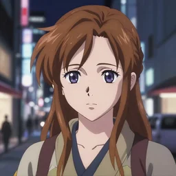 medium portrait emma watson in heavens feel movie, detailed face, violet evergarden, tokyo, ufotable, key visual, cinematic, city background, night time, street, fate stay night, unlimited blade works, greg rutkowski, high resolution, regal, fine art, anime, high budget