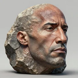 a big rock with the face of dwayne johnson carved on its side, highly detailed, digital painting, artstation, concept art, smooth, sharp focus