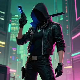 cyberpunk assassin 8 k