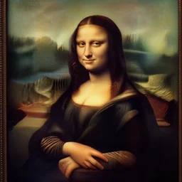 the Mona Lisa frowning