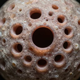 Tripophobia trigger, holes, flesh, scary, phobia, detailed