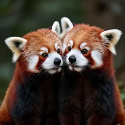 demi god red panda taking a selfie with deanas
