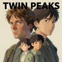 Twin Peaks poster artwork by Michael Whelan and Tomer Hanuka, Rendering of portrait of Tim Reid, full of details, by Makoto Shinkai and thomas kinkade, Matte painting, trending on artstation and unreal engine