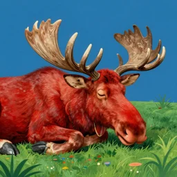 sleepy red moose, psychedelic, hein edelmann,