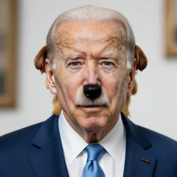 a dog that looks like joe biden