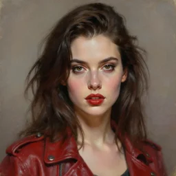 perfectly - portrait of a beautiful female killer netflix character, 8 0 s vibe, intricate, highly detailed, digital painting, loose brush strokes, realistic shaded lighting, artstation, concept art, smooth, sharp focus, illustration, realism, oil painting, unreal engine 5, 8 k, art by peter mohrbacher and sam spratt