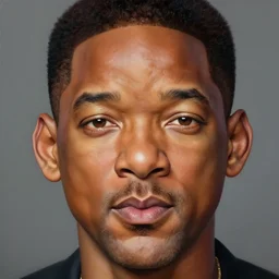 beautiful lifelike serious painting of will smith, symmetrical hyperdetailed face, beautiful perfectly shaded lighting. expressive detailed background. trending on artstation, greg rutkowski, hyper detailed, 4 k, high quality, smooth, sharp focus