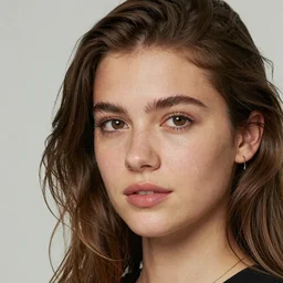 multicolor portrait of a beautiful 20-year-old Italian woman by Corbin Gurkin, close up, detailed, award winning, Sony a7R