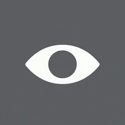 eye logo, minimalistic
