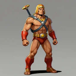He-Man!!!!  Borderlands concept art ,  artstation, 4k , detailed