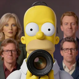 closeup portrait of homer simpson, depth of field, zeiss lens, detailed, symmetrical, centered, fashion photoshoot, by Annie Leibovitz and Steve McCurry, David Lazar, Jimmy Nelsson, Breathtaking, 8k resolution, extremely detailed, beautiful, establishing shot, artistic, hyperrealistic, beautiful face, octane render