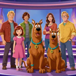 scooby - doo cast mosh pit on the jerry springer show