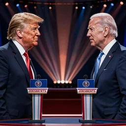 president donald trump and his democratic challenger, joe biden, faced off in their first presidential debate tuesday night.