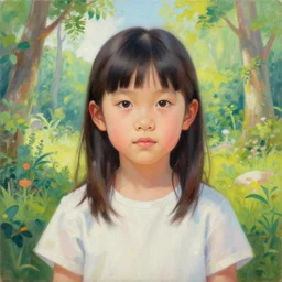 portrait painting of a 2 6 - year - old female, simple and honest - wai by wenjun lin, irakli nadar, bright colors, octopath traveler, wenjun lin, unreal engine 5 highly rendered, global illumination, radiant light, detailed and intricate environment