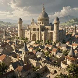 coruscant as a medieval city