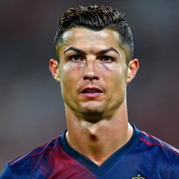 painting portrait of cristiano ronaldo, high detail, high resolution