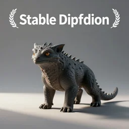 An unknown creature designed by Stable Diffusion