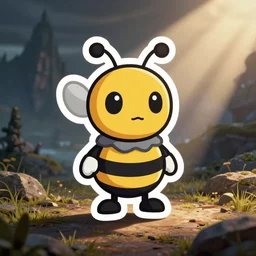 cute miss warcraft sticker art, cronobreaker, beeple