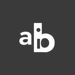 a i b letters minimalist corporate logo by alan fletcher