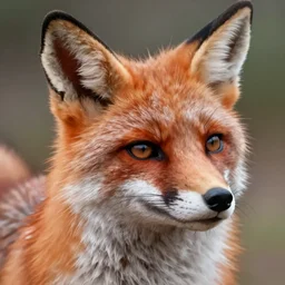 closeup portrait of a female anthropomorphic fox, fursona, furry art, furaffinity, commission for, concept art, digital art, highly detailed, intricate, don bluth, marc davis, peter paul rubens