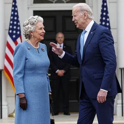 queen isabel slapping joe biden