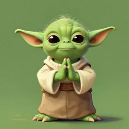 a beautiful cartoon illustration of Yoda doing yoga, digital painting, masterpiece, trending on artstation, classic cartoons, drawn by Chuck Jones