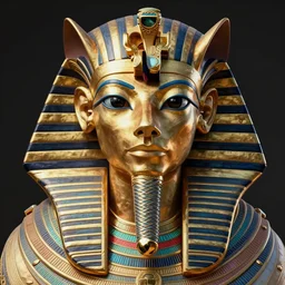 anubis, nasus, digital model, head, detailed, beeple, art station, egypt, full color, head, colored, perfect lines, symetric