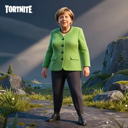 Angela Merkel in Fortnite