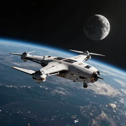 a matte painting of an arcturian mother spaceship receiving its'drones in space, planet earth and the moon the in background, highly detailed, in the style of greg rutkowski and h. r. giger, dark moody lighting, hyper photorealism, trending on artstation, 8 k