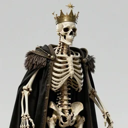 skeletal king，victorian art，cinematic，3D，clear，extremely detailed, trending on artstation，physically based render