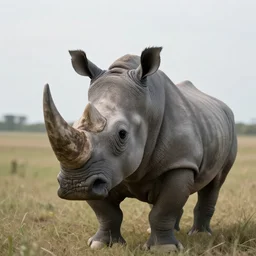 Elon Musk as a rhinoceros
