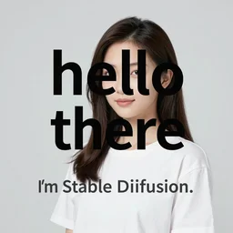 in english hello there i'm stable diffusion