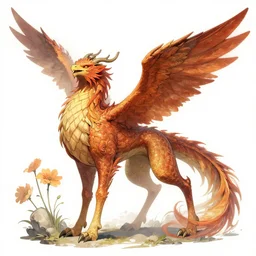 legendary chimera phoenix dragon by bernie wrightson