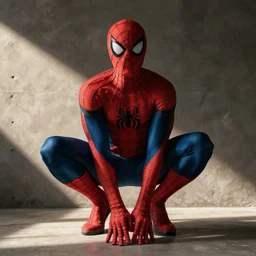 film still of jerome powell as spiderman in spiderman