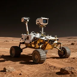 concept art for a mars rover on Venus