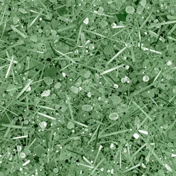 gemlike grass, thin green glassy crystal shards, detailed, shiny, 2 d texture, seamless