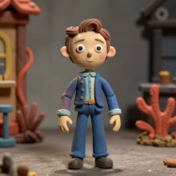 the image is a lost hollywood film still 1 9 5 0 s photograph of a clay stop motion animated coraline. vibrant cinematography, anamorphic lenses, crisp, detailed image in 4 k resolution.